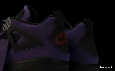 Hyperoad Travis Scott Air Retro 4 Jordan Purple x 0704